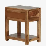 Wexora Premium Wooden Night Stand with Storage Drawer - Image 6