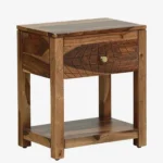 Wexora Premium Wooden Night Stand with Storage Drawer - Image 8