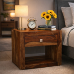Uorvella Wooden Side Cabinet for Modern Bedrooms
