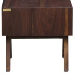 GillowCraft Solid Wood Bedside Table with Natural Oak Finish - Image 4