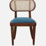Book Sheesham Wood Dining Chair In Scratch Resistant Provincial Teak Finish - Image 6