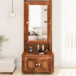 Pelisandre Solid Sheesham Wood Dresser in Teak Finish