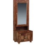 Pelisandre Solid Sheesham Wood Dresser in Teak Finish - Image 2