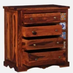 Vinster Contemporary Dressing Unit in Walnut Finish - Image 5