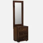 Nilan Solid Wood Dressing Table with Cabinet Storage - Image 4