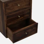 Nilan Solid Wood Dressing Table with Cabinet Storage - Image 5