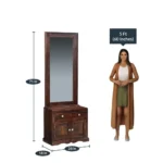 Ealencia Wooden Vanity Dresser with Premium Rustic Finish - Image 3