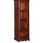 JasaCraft Rustic Oak Bedroom Wardrobe with Drawers - Image 2