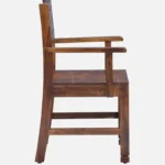 Cambrey Solid Sheesham Wood Chair in Walnut Finish - Image 6