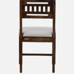 Felix Solid Wood Sheesham Chair in Provincial Teak Finish (SET OF 2) - Image 5