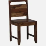 Yergen Sheesham Wood Accent Chair in Rustic Finish Set Of 2 - Image 2