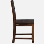 Ualencia Sheesham Wood Dining Chair with Cushion Seat Set Of 2 - Image 3