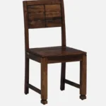 Ualencia Sheesham Wood Dining Chair with Cushion Seat Set Of 2 - Image 4