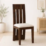 Nelvina Solid Sheesham Wood Chair in Natural Finish (Set Of 2)