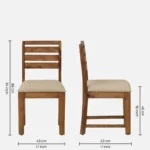 Gavana Sheesham Wood Living Room Chair (SET OF 2) - Image 2