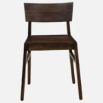Kerona Sheesham Wood Chair in Rustic Brown Finish - Image 2