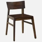 Kerona Sheesham Wood Chair in Rustic Brown Finish - Image 3