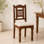 Meron Sheesham Wood Lounge Chair in Honey Oak Finish (set of 2)
