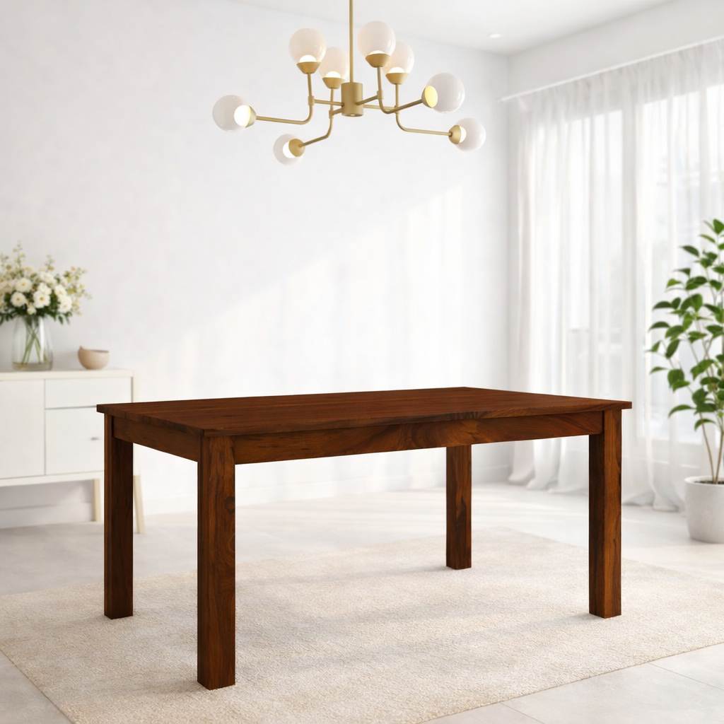 Uildwood-Rustic-Reclaimed-Wood-6-Seater-Farmhouse-Dining-Table-in-Distressed-Brown-classic-wood-3.webp Uildwood Rustic Reclaimed Wood 6 Seater Farmhouse Dining Table in Distressed Brown - Image 1