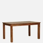 MeritageNest Natural Wood Dining Table - Image 2