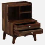 RoyalTimber Natural Finish Bedside Table - Image 2