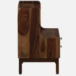 RoyalTimber Natural Finish Bedside Table - Image 4