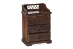 MapleGlow Contemporary Wooden Bedside Unit - Image 2