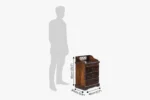 MapleGlow Contemporary Wooden Bedside Unit - Image 9