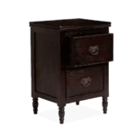 Kesar Solid Wood Bedside Table in Natural Oak Finish - Image 4