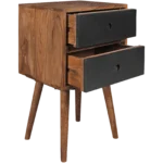 Lerona Natural Finish Bedside Unit - Image 3