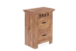 Srbania Natural Finish Side Drawer Table - Image 9