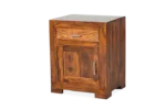 Cden Natural Finish Wooden Bedroom Table - Image 2
