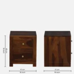 Nonroe Natural Wood Side Cabinet - Image 5