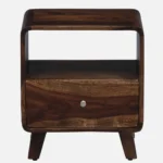 Palencia Natural Finish Wooden Side Table - Image 3