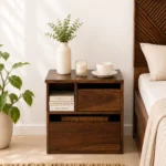 Tavana Natural Wood Bedside Stand