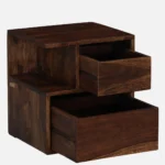 Tavana Natural Wood Bedside Stand - Image 9
