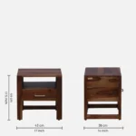 Hokyo Natural Finish Accent Cabinet - Image 6