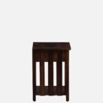 Rustic Nature Inspired Nightstand with Drawer Storage - Image 2