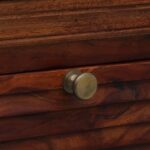 Serona Curve Natural Wood Bedside Table - Image 2