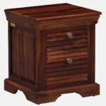 Serona Curve Natural Wood Bedside Table - Image 7