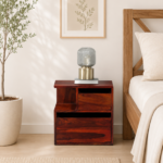Kavento Wooden Bedside Cabinet