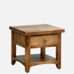 Cravona Solid Wood Side Table - Image 2
