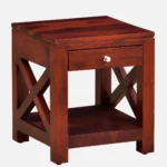 Cerno Solid Wood Bedside Table in Warm Birch Natural Finish - Image 4