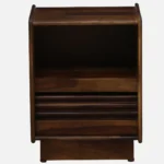 Harlo Acacia Wood Bedside Table in Rustic Natural Finish - Image 9
