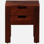 Orlan Solid Wood Nightstand in Ashwood Mist Finish with Open Shelf - Image 5