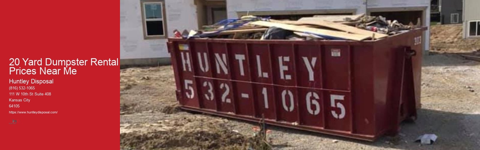 20 Yard Dumpster Rental Prices Near Me