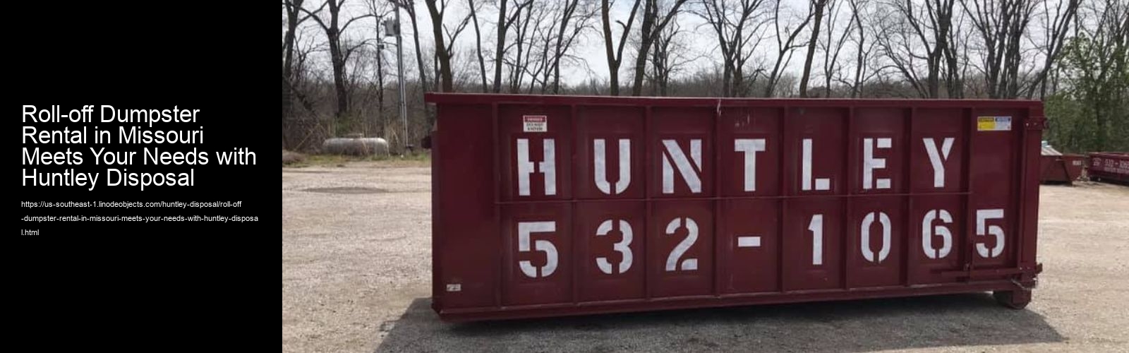 Roll-off Dumpster Rental in Lee's Summit, MO