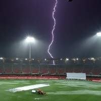 Rain halts Australian fightback after Mandhana's historic ton