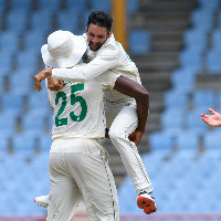 Keshav Maharaj makes history