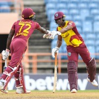 Lewis and Co. blast West Indies to eight-wicket win